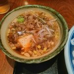 うどん棒 - 素晴らしすぎるオリーブ牛のつけ汁