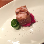 洋食 泉 - 鱧のゼリー寄せ、ビーツと一緒に【再訪】