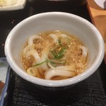 魚屋の台所 下の一色 - 本日の一色ランチ(うどん)