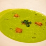 PRANZO B（季節のポタージュ：グリーンピース）