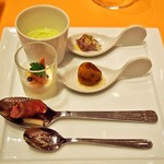 リストランテ ル・ミディ ひらまつ - PRANZO B（季節の前菜5種盛り合わせ）