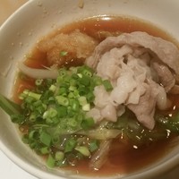 月亭 町田店 - しゃぶしゃぶ、ポン酢で。