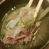 月亭 町田店 - しゃぶしゃぶ、山葵ダレで。