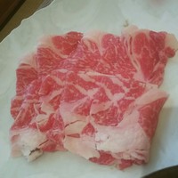 月亭 町田店 - 特選牛しゃぶしゃぶ肉。
