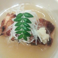 ぎおん 阪川 - 野菜の豆腐の上にうなぎ　餡かけ