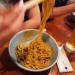 担々麺 天天 - 食べちゃったけど汁なし坦々麺～良く混ぜて召し上がれ