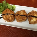 魚介料理 海 - 美味！トマトのフライ