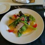 agata - 本日の前菜（海の幸のサラダ、紀州加太産の鯛と蛸）