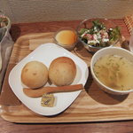 ナッツキッチン - パンセット700円