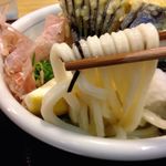 手造りうどん 楽々 - 麺ﾘﾌﾄ