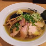 仙臺 自家製麺 こいけ屋 - 2016/6/21シャモと揚げナスの冷しらーめん８５０円