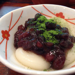 茶亭SUMI - 手作り感のある白玉と、北海道の小豆。
