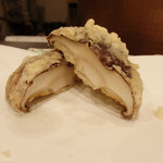 天ぷら 蕎楽亭 - しいたけ