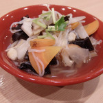 天ぷら 蕎楽亭 - こづゆ(会津料理）