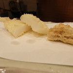 天ぷら 蕎楽亭 - アオリイカ