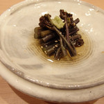 天ぷら 蕎楽亭 - 山菜のお浸し