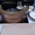 天ぷら 蕎楽亭 - 揚げ場