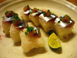 utsuwa - 鰺の棒寿司