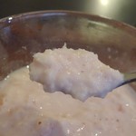 三日月氷菓店 - 最後は飲み干すような形でかき氷を完食しました。