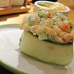 Sushi Circle - ズッキーニ軍艦　蟹肉の日本式マヨネーズ和え