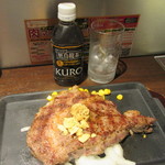 いきなりステーキ - リブロースステーキ、黒烏龍茶