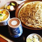 すぎのや本陣 - 日替わりランチ（そば大盛り）