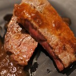 グルメバイキング オリンピア - 人気の定番メニューのビーフステーキ。
      これもおかわりしたよ。