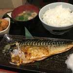 ヤマタケ水産食堂 - サバ塩焼き定食７５０円