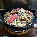 一人でもジンギスカン鍋で焼きます