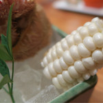 露石 - ホワイトコーンは生で