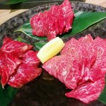 札幌焼肉 ひし丸 - 【2016/6】お肉三種盛り