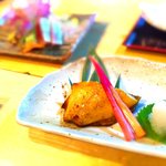 函館番屋ひとし - とりあえずセットの焼きつぼ鯛