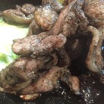 鳥玖 - もも炭火炙り 580yen('16.06)