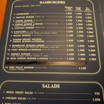 フランクリン・アベニュー - メニュー。