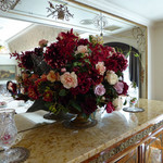 サバティーニ・ディ・フィレンツェ - 個室のお花飾り