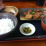 Doraibuin Harajuku - レバニラ定食　1050円