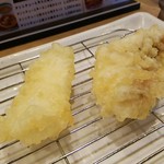 Tempura Ichidai - イカ、白身魚