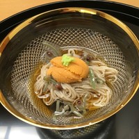 是しん - うにと蓴菜とお蕎麦