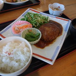 旬彩蔵 書写 - 煮込ハンバーグ定食