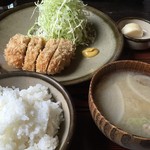 Tonkatsu Taiyou - ♪ひれかつ定食　¥1500