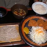 さくさくとんかつ かつ蔵 - 蕎麦ヒレかつ定食（１６５９円）