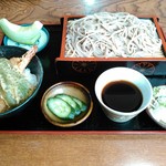 Sobadokoro Shinano - 天丼セット８８０円