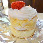 富士 - ショートケーキセットの苺ショートケーキ(2)