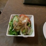 京都オムライス ルフ - サラダ。