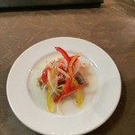 真鯛のマリネ。