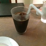 京都オムライス ルフ - アイスコーヒー。