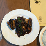 カフェ・オリーブ - チキンとナスのバルサミコ