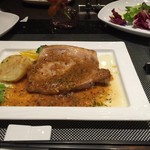 ANA スイートラウンジ 羽田空港国際線 - ポークソテー