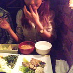 春秋 - 牛ハラミ炭火焼きランチでございます。旨いですよ！（2010.10）