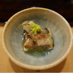 すし処 睦月 - 2016.06 つまみ６：イサキの炙り、煎り酒